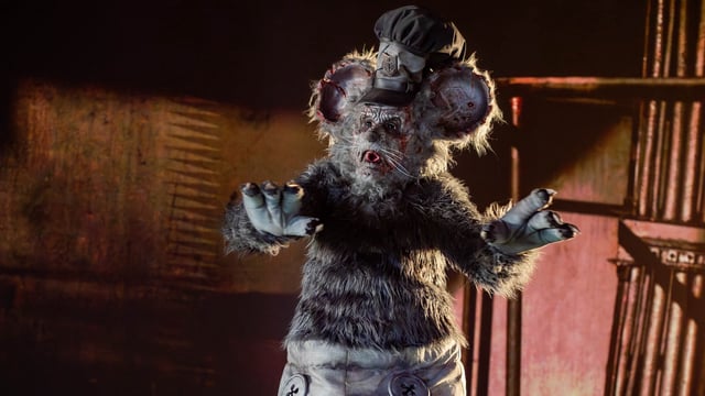 David Howard Thornton as scary Steamboat Willie in Screamboat