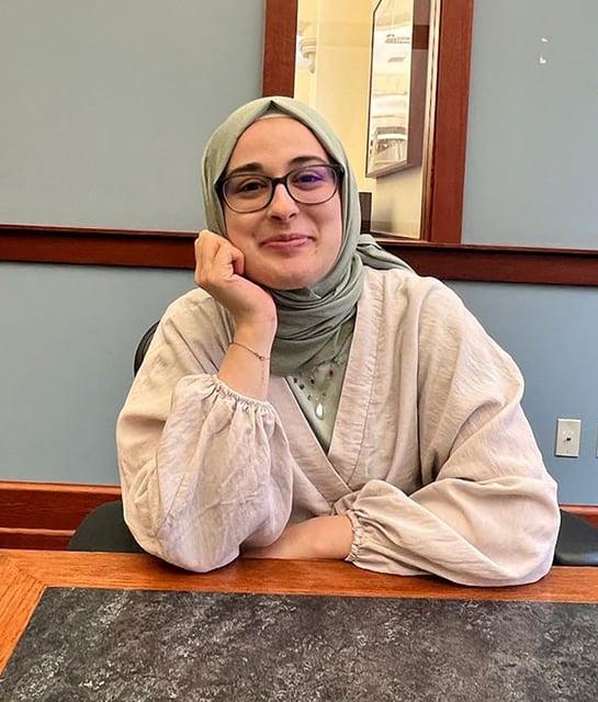 Rumeysa Ozturk, a Turkish doctoral student at Tufts University in Somerville, Massachusetts, poses in an undated photograph provided by her family and obtained by Reuters.