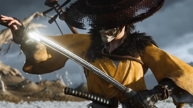 Atsu sheathing her katana