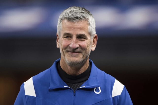 Indianapolis Colts head coach Frank Reich walks onto the field before an NFL football game against the New York Jets, Thursday, Nov. 4, 2021, in Indianapolis.
