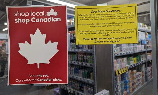 Buy Canadian signs