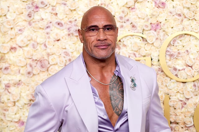 Dwayne “The Rock” Johnson attends the 82nd Annual Golden Globe Awards at The Beverly Hilton on January 05, 2025 in Beverly Hills, California.