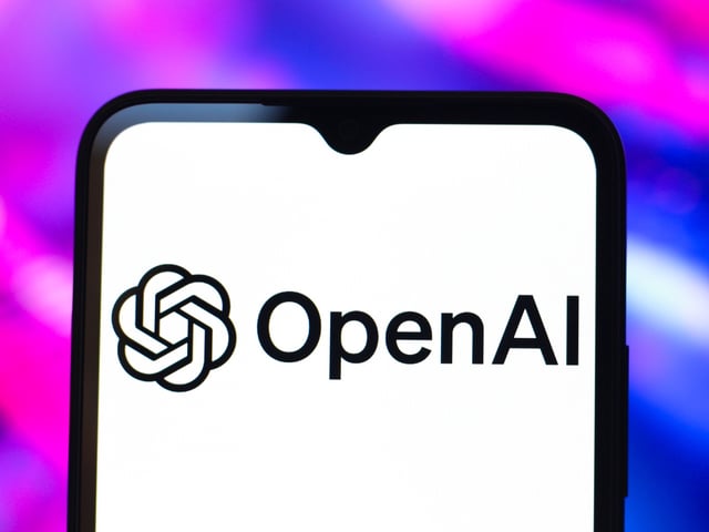 open ai and chatgpt logo on phone