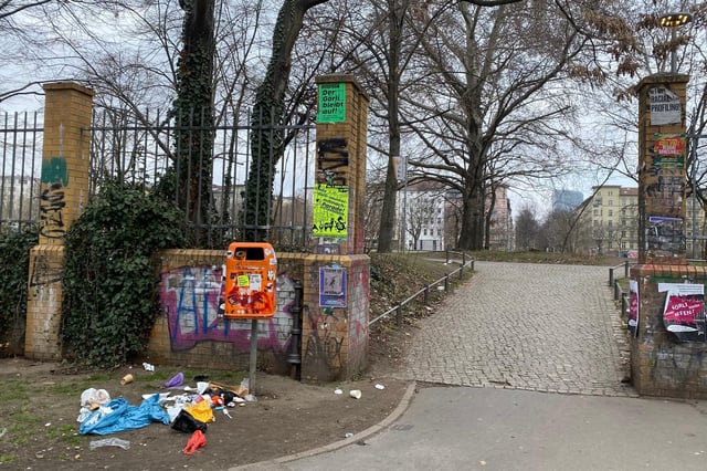 Einer der Eingänge zum Görlitzer Park