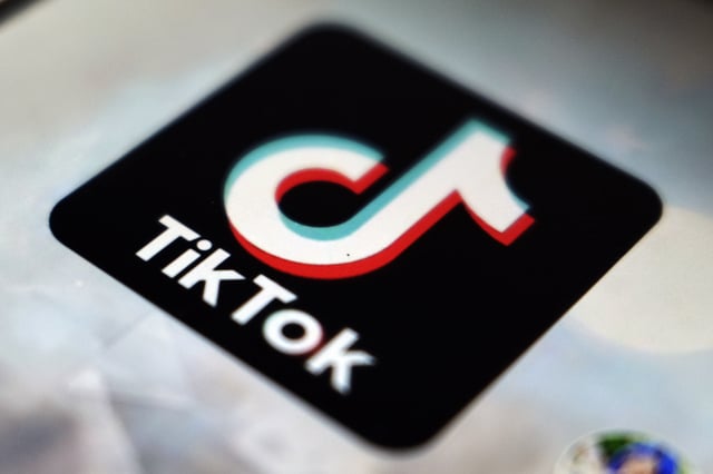 FILE - The TikTok app logo appears in Tokyo on Sept. 28, 2020. (AP Photo/Kiichiro Sato, File)