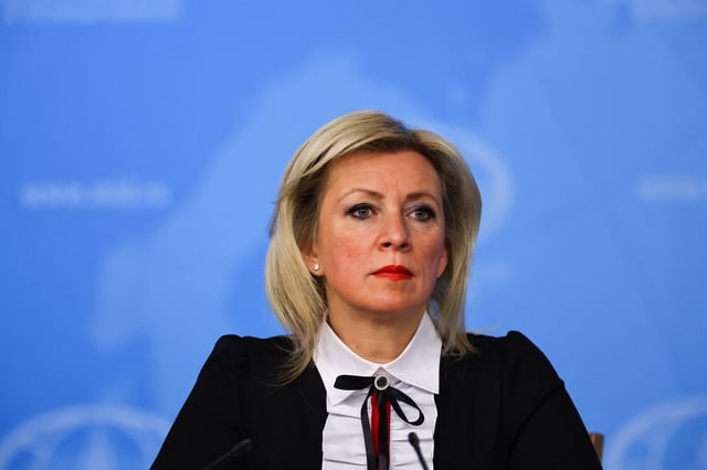 Spokeswoman of Russia's Foreign Ministry Maria Zakharova attends an annual press conference held by Foreign Minister Sergei Lavrov in Moscow, Russia, January 14, 2025. REUTERS/Evgenia Novozhenina/ File Photo