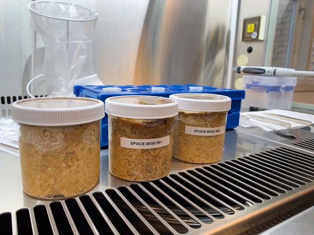 Researchers compared the "space miso" after fermentation at the International Space Station.