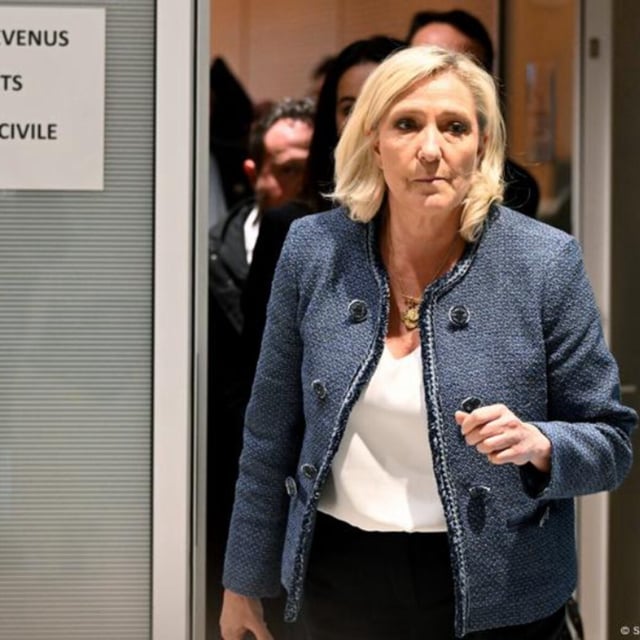 Marine Le Pen nach dem Urteilsspruch: Sie will sich mit ihrem Ausschluss von der Präsidentschaftswahl nicht abfinden