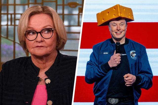 Claire McCaskill and Elon Musk
