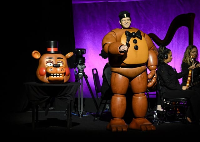 Jason Blum at the Universal Pictures and Focus Features Presentation as part of CinemaCon 2025 held at The Colosseum on April 02, 2025 in Las Vegas, Nevada.