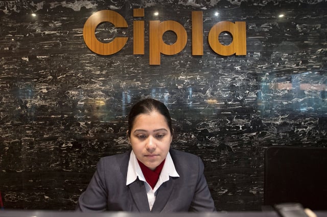 An employee works at the reception area of Cipla at its headquarters in Mumbai, India June 17, 2015. REUTERS/Danish Siddiqui/File Photo
