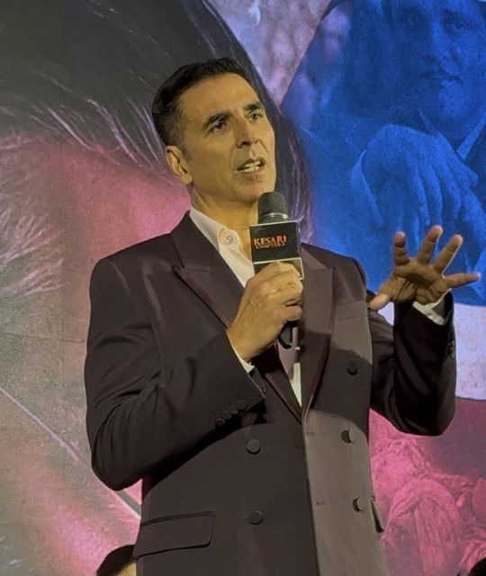 Akshay Kumar at the Kesari Chapter 2 trailer launch
