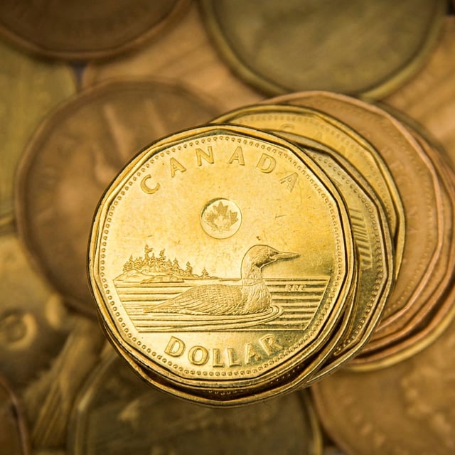 FILE PHOTO: A Canadian dollar coin, commonly known as the "Loonie", is pictured in this illustration picture taken in Toronto January 23, 2015. REUTERS/Mark Blinch/File Photo