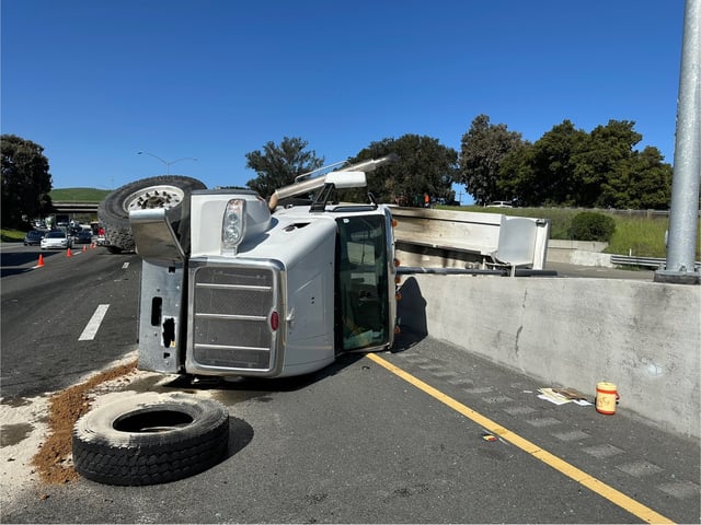 Major delays expected on I-680 near Sunol due to a big-wheeler crash. 