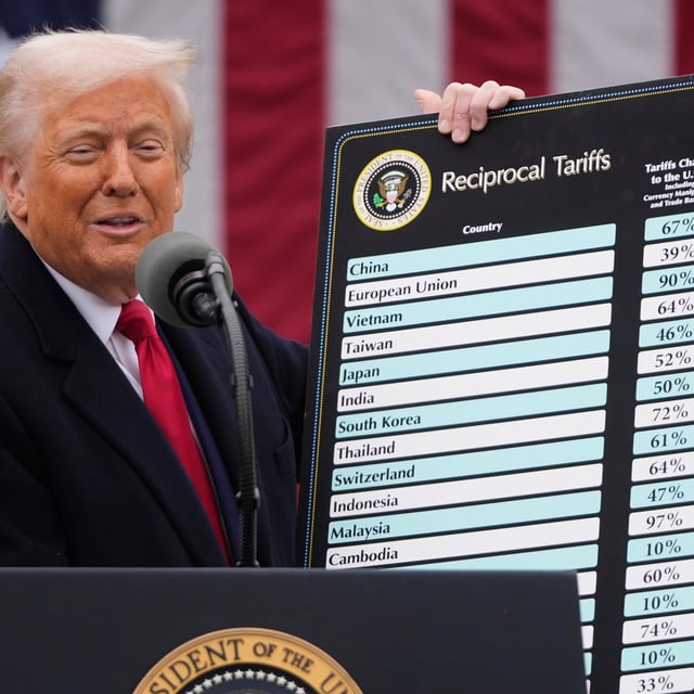 US-Präsident Trump hat hohe Zölle auf fast die ganze Welt erhoben. Doch welche Staaten sind am heftigsten betroffen?