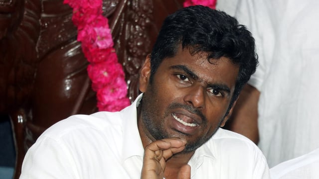 Tamil Nadu Bharatiya Janata Party (BJP) chief K Annamalai