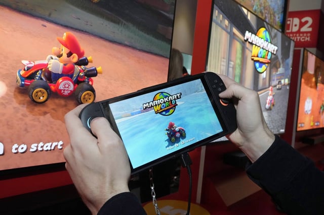 La Nintendo Switch 2 à New York, le 2 avril 2025.