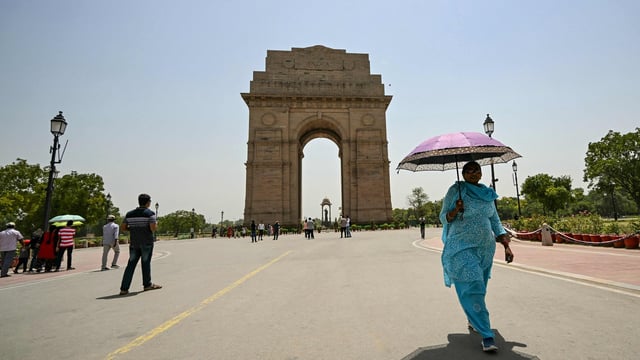For Saturday, the forecast for Delhi includes strong surface winds and isolated heatwave conditions in some areas. (File)