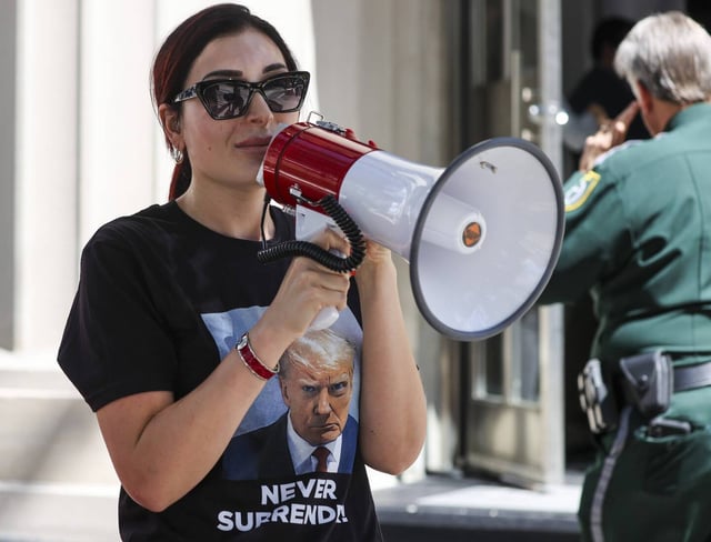 Laura Loomer, en Floride, le 5 octobre 2023.
