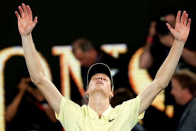 Jannik Sinner's win at the Australian Open this year was his third Grand Slam title