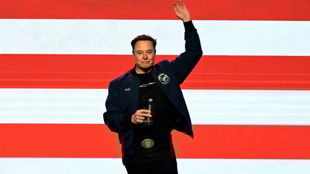 The Tesla and SpaceX CEO, Elon Musk, was being interviewed by the League party leader, Matteo Salvini.