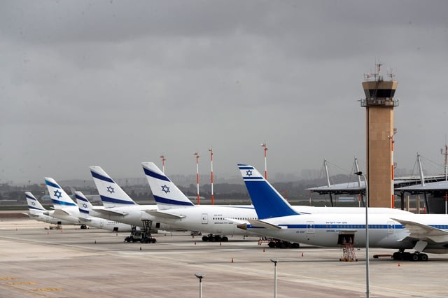 Photo d’illustration de l’aéroport international Ben Gourion à Lod, près de Tel Aviv, Israël, le 10 mars 2020.