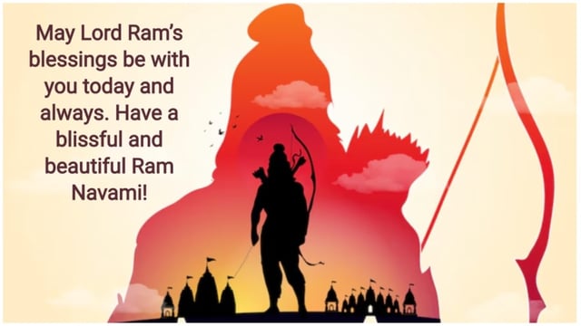 Here are some special Ram Navami 2025 wishes, images, messages and greetings that you can share on WhatsApp, Facebook and other social media platforms with family and friends. (Pic courtesy Freepik, made on Photojoiner)