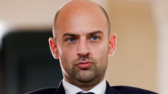Jean-Noël Barrot, ministre des Affaires étrangères, à Madrid le 31 mars 2025.