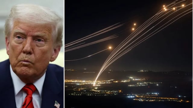 Trump is expected to review a plan for a  “Golden Dome” missile defense shield - inspired by Israel&#39;s Iron Dome system (Photo: AFP/Getty Images)