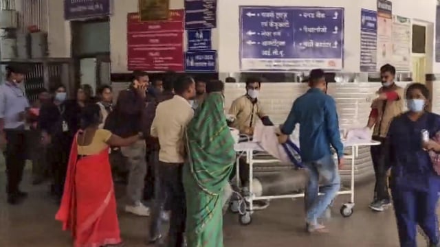 An injured person being shifted to a hospital after villagers attacked police personnel in Mauganj, Madhya Pradesh. (Representative image)
