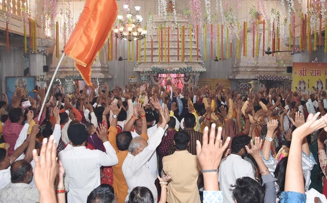 Kanya bhoj was organised at Mama Ka Ghar, the residence of union  minister Shirvaj Singh Chouhan