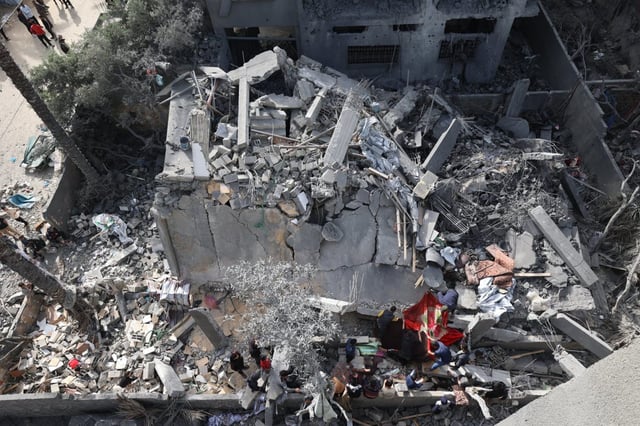 The report alleges the crimes were committed in Gaza over the course of six months (Photo: Eyad Baba/AFP)