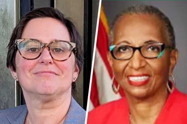 Cathy Harris and Gwynne Wilcox.