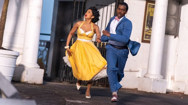 Varada Sethu and Ncuti Gatwa in the new series of Doctor Who