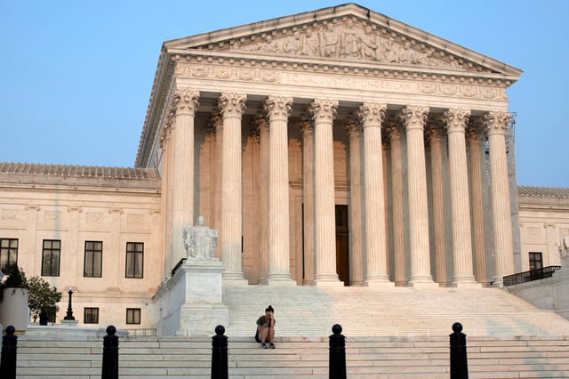 La Cour suprême des États-Unis à Washington DC