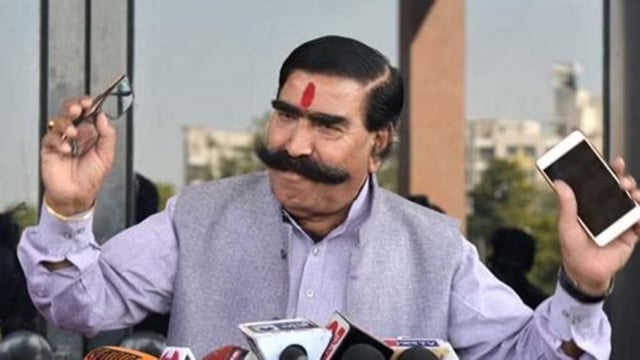 BJP leader Gyan Dev Ahuja. (HT PHOTO)