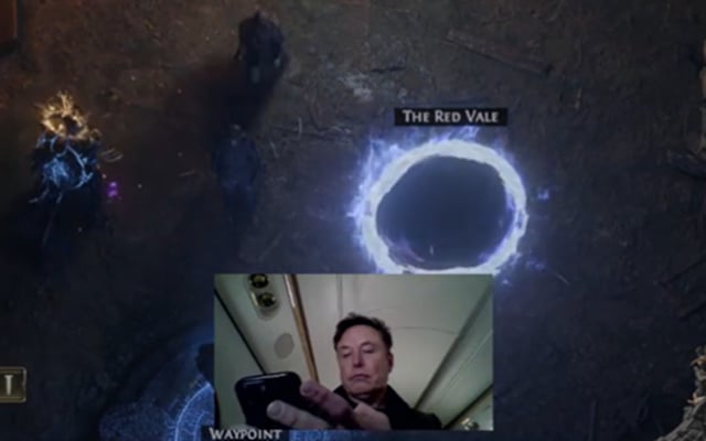Elon Musk playing &#39;Path of Exile 2&#39;.