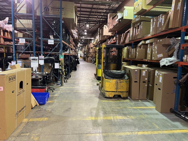 LaFontaine Parts Distribution Warehouse in Livonia on March 19, 2025. A 120,000 square foot facility of parts inventory. LaFontaine’s parts facilities support LaFontaine’s 43 dealerships and eight collision centers, along with over 3,000 customers across Michigan and surrounding states.