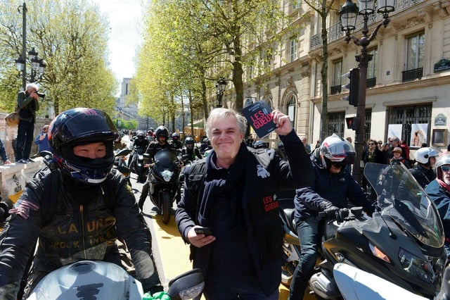 Alexandre Jardin le 6 avril à Paris