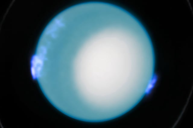 Aurora on Uranus in October 2022.
