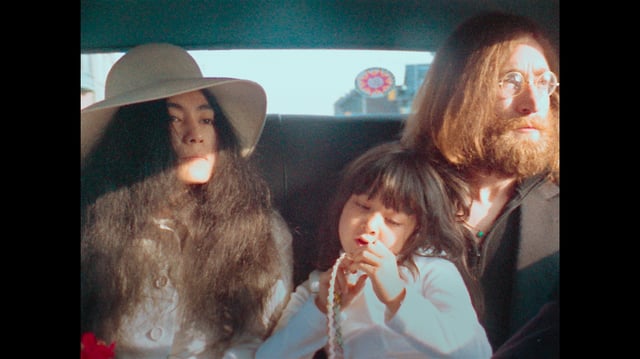 John Lennon and Yoko Ono in “One to One: John &amp; Yoko.”