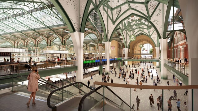 The proposed new concourse roof has been designed “in line with original Victorian architectural principles”