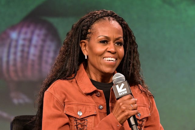 Michelle Obama at the SXSW Conference and Festival in Austin, on March 13, 2025. 