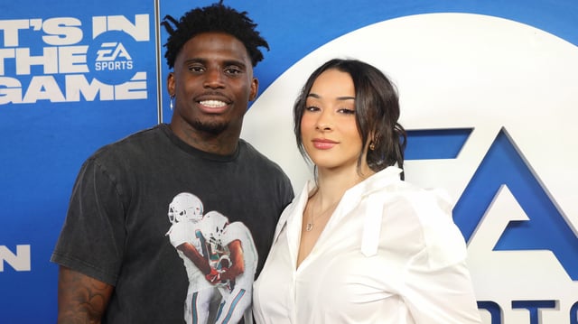 Tyreek Hill and wife Keeta Hill.