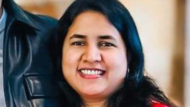 Kerala chief minister Pinarayi Vijayan's daughter T Veena. 