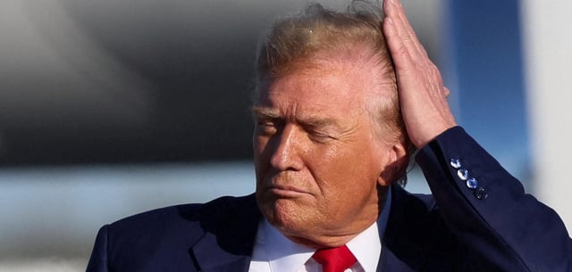 Zerzaust oder elegant im Wind gesegelt? Donald Trump hat eine dramatische Wende hingelegt