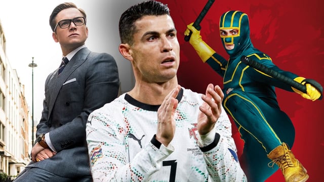 Cristiano Ronaldo clapping Kingsman and Kick-Ass.