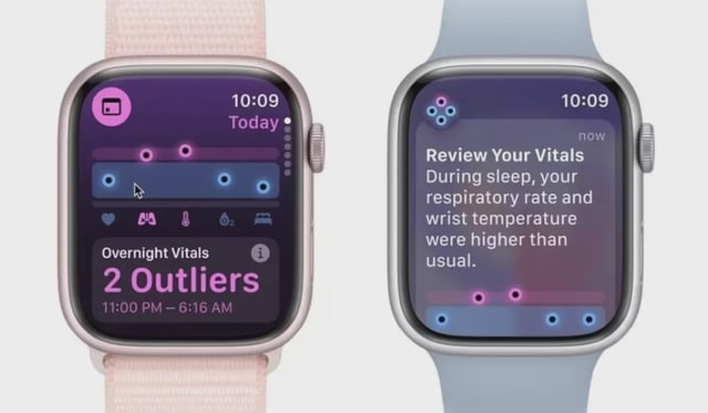 Apple's Vitals app noticed the repeatedly elevated heart rate that sent her to the doctor, resulting in the alarming diagnosis.