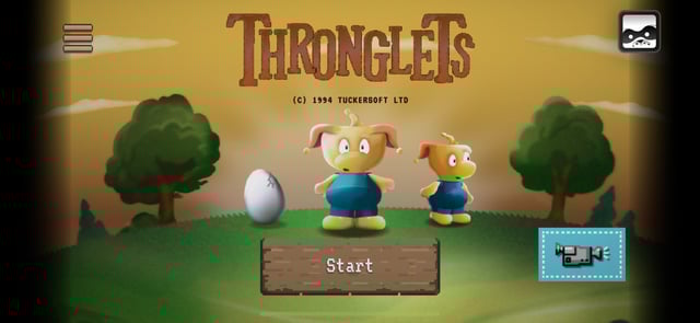 Little creatures in a sim game