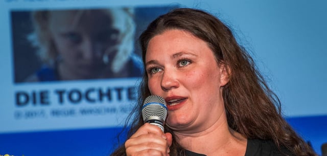 Regisseurin Mascha Schilinski beim 27. Filmkunstfest Mecklenburg-Vorpommern (2017)